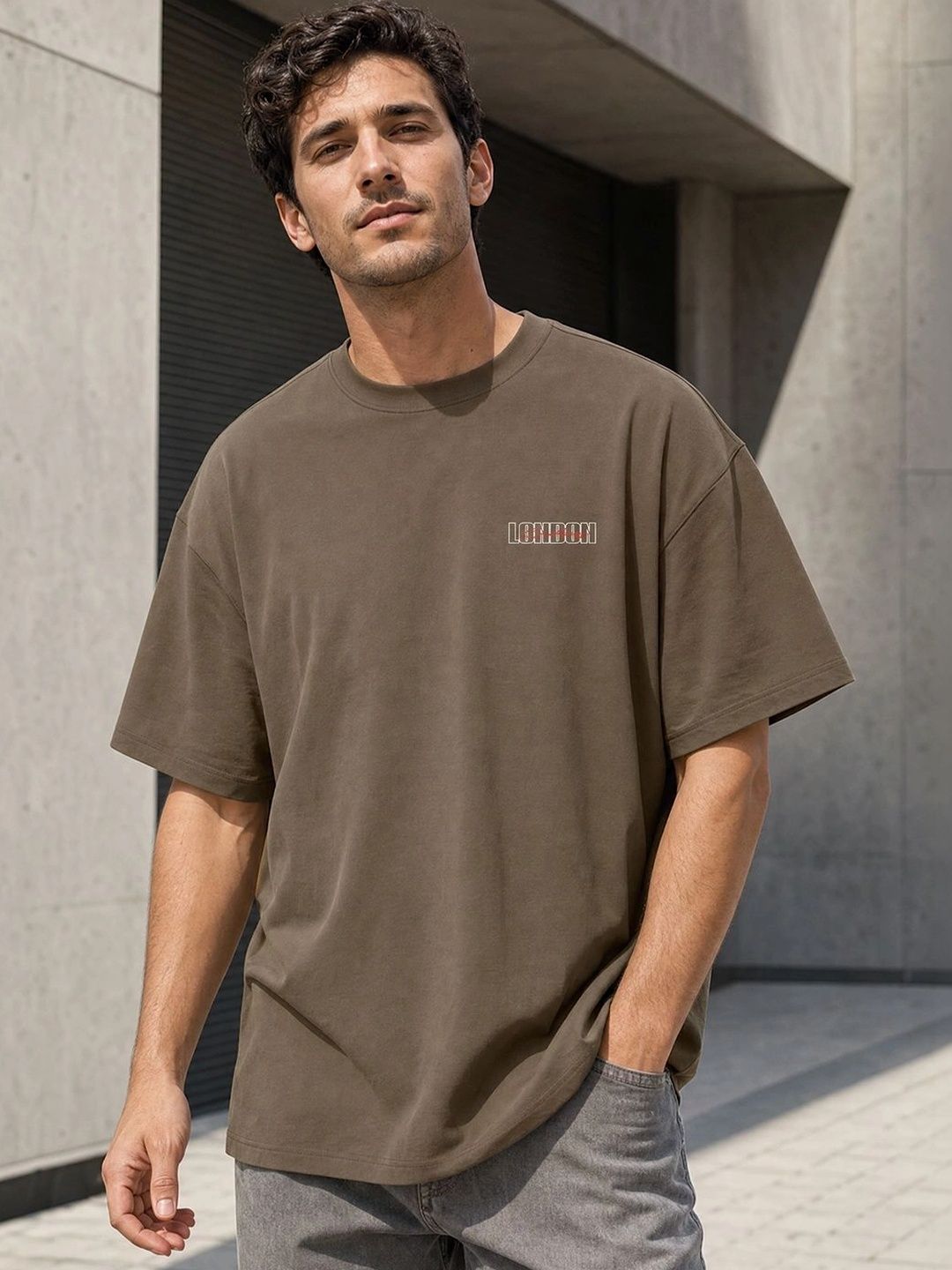 NOBERO Men Printed Pure Cotton T-shirt