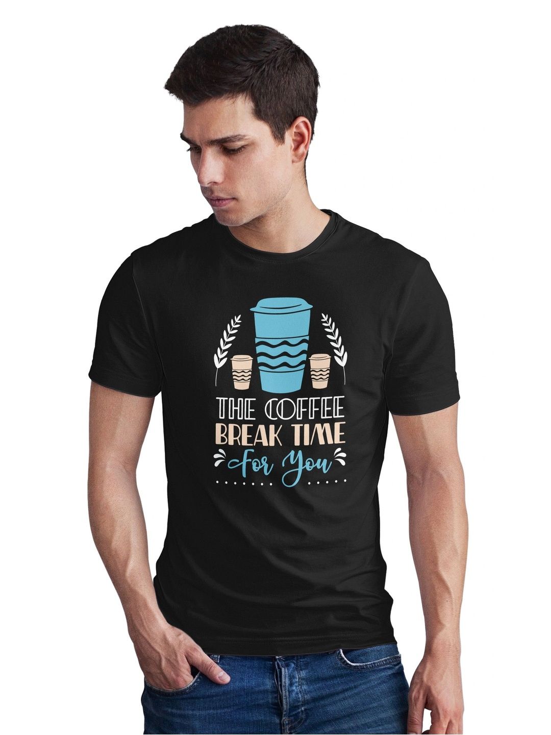 Seekbuylove Men Typography Printed Bio Finish T-shirt