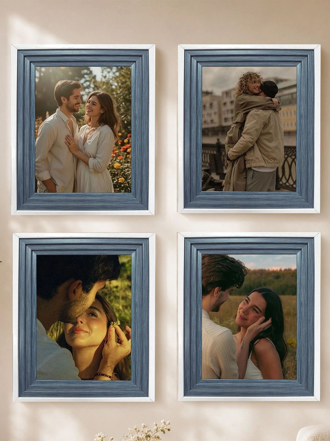 Art Street Art Street Blue 2 to 4 Pieces MDF Wall Photo Frames