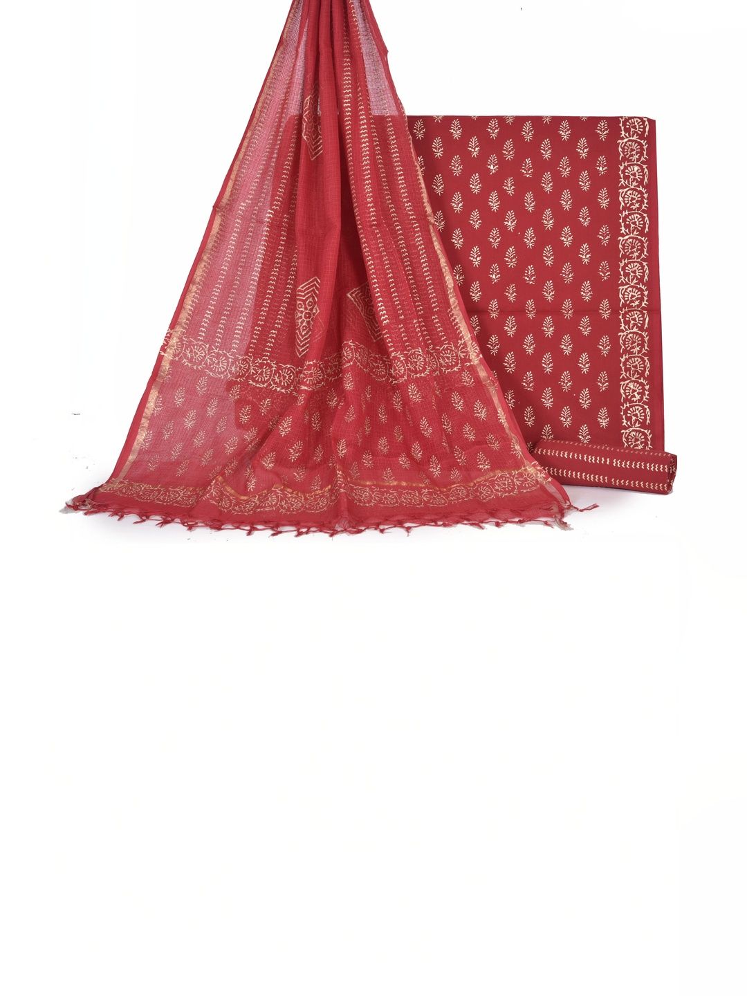 Hastkala Pure Cotton Unstitched Dress Material
