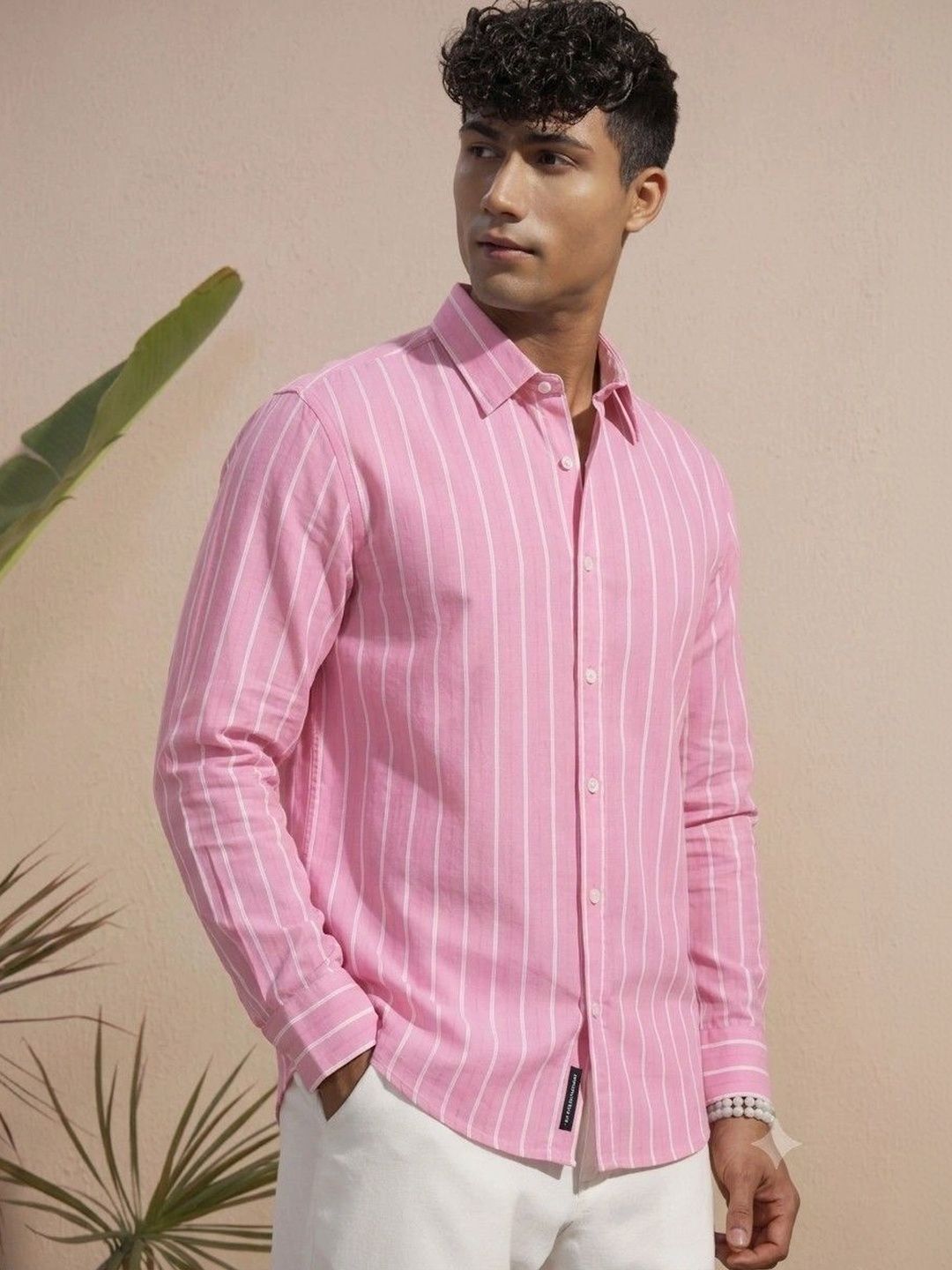 HEMS TRENDS Men Classic Striped Casual Shirt