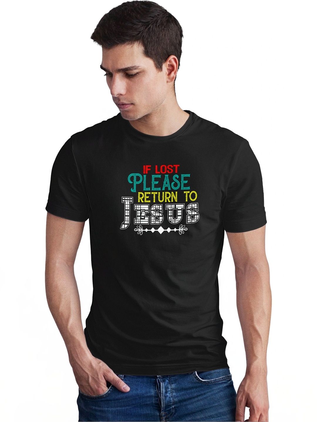 Seekbuylove Men Typography Printed Bio Finish T-shirt