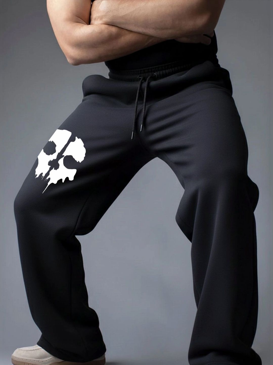 culish Men Regular Fit Graphic Print Training Track Pants