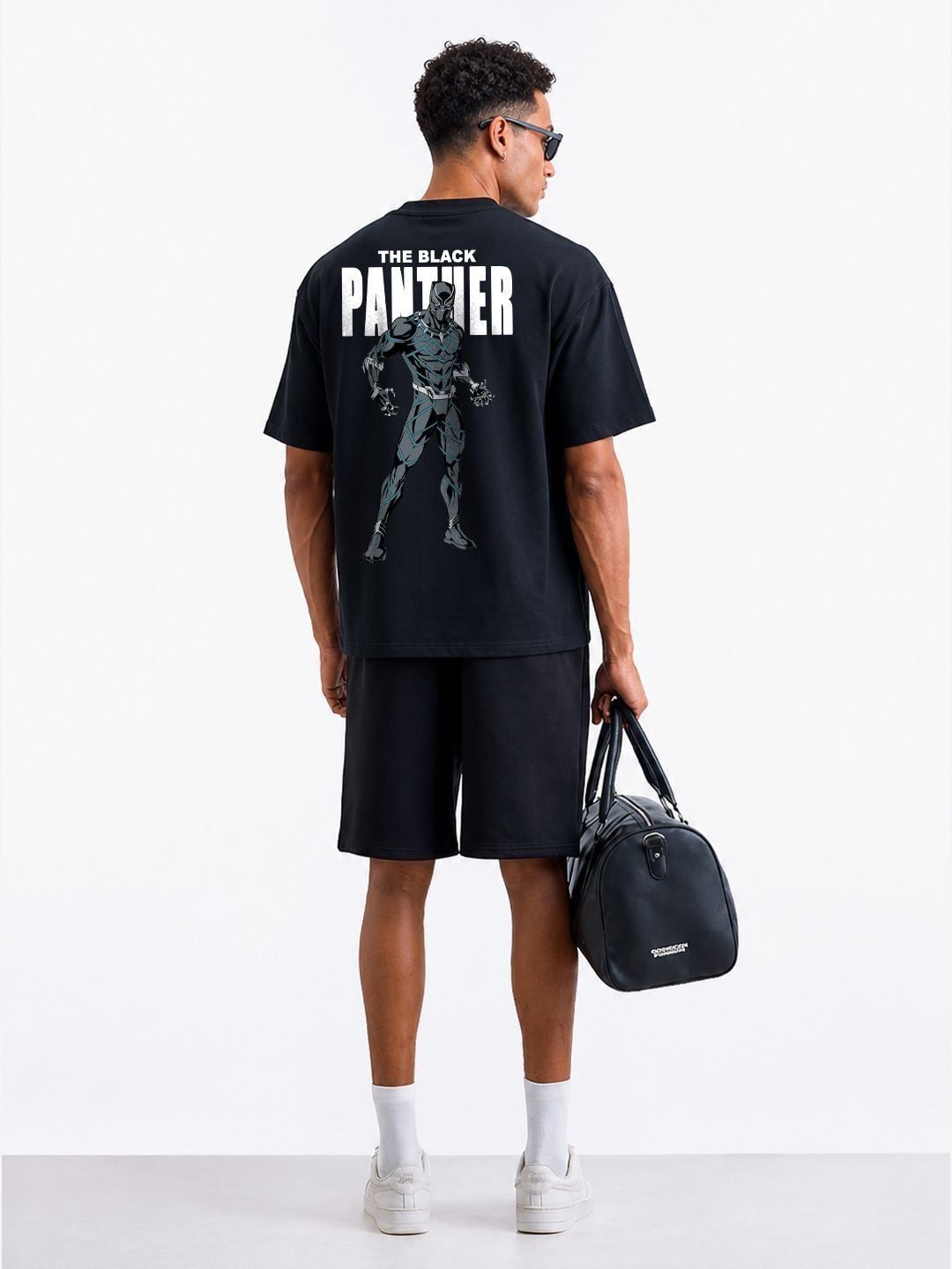 BRAHMOR Men Drop-Shoulder Sleeves T-shirt