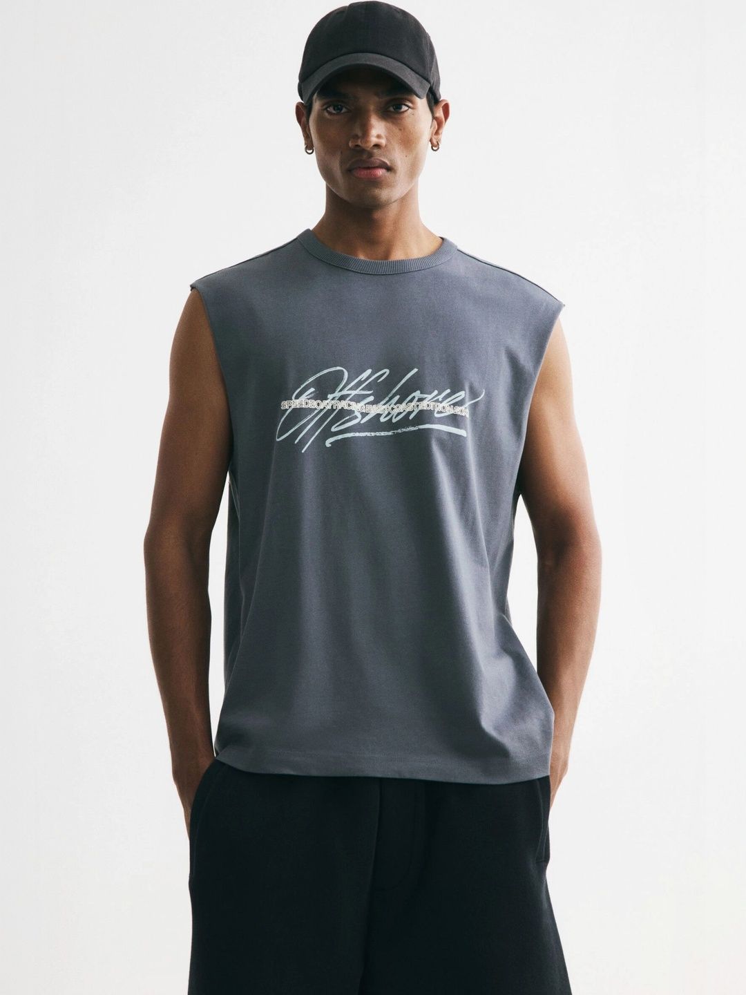 H&M Men Typography Printed T-shirt