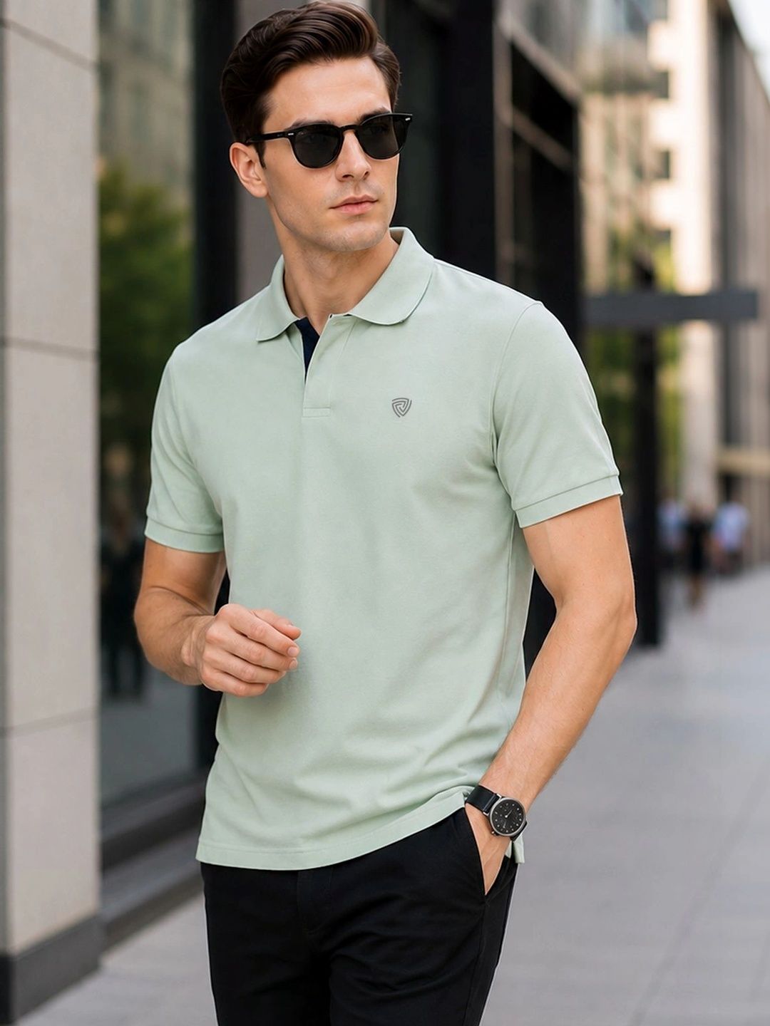 Lux Cozi Polo Collar Lounge Tshirts