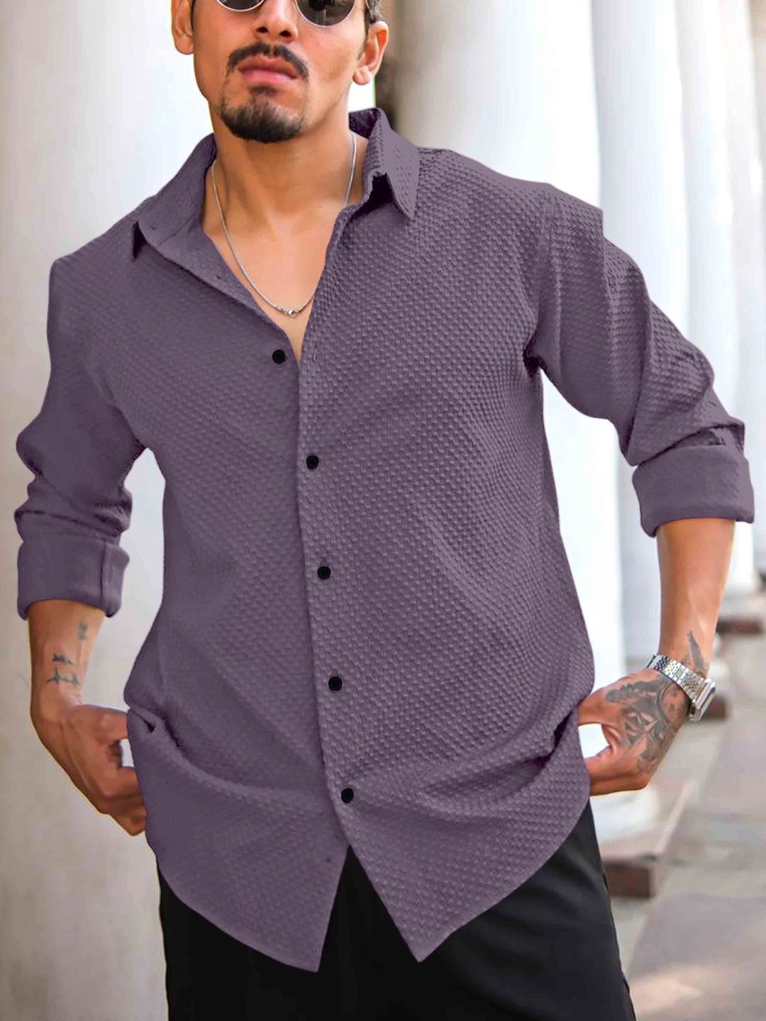 LADYTONE Men Casual Shirt