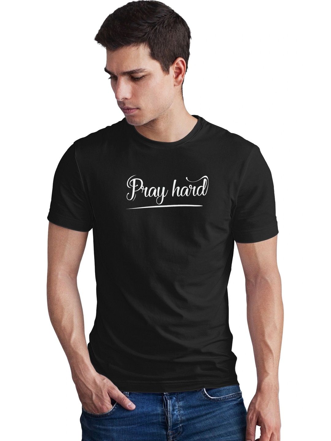 Seekbuylove Men Typography Printed Bio Finish T-shirt