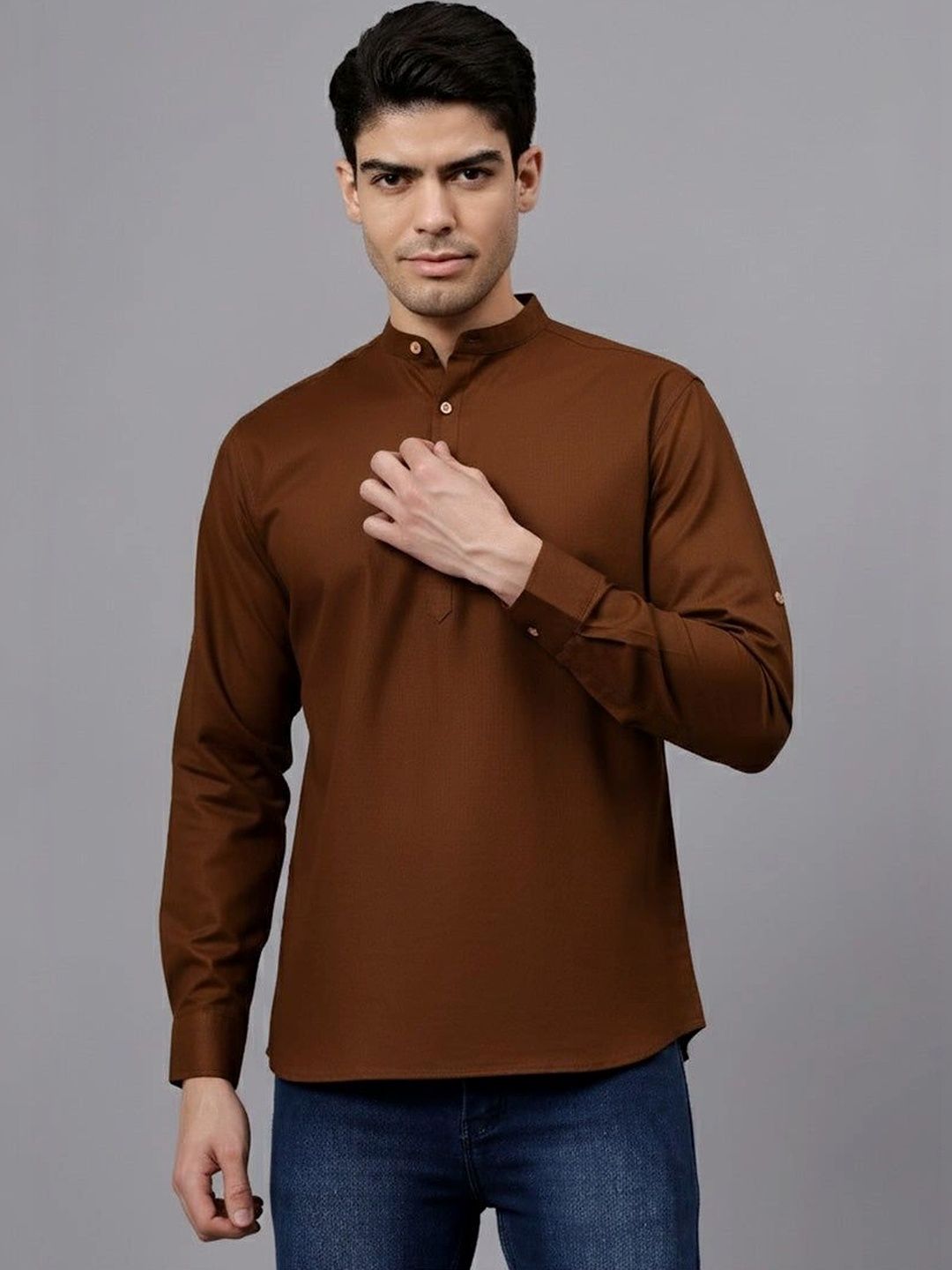 BLUE ROBED Men Kurta