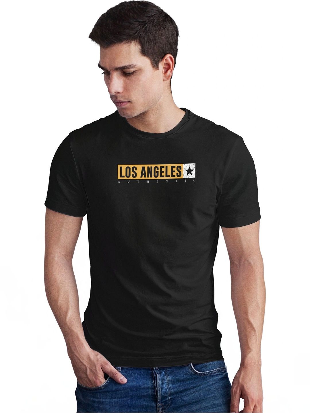 Seekbuylove Men Typography Printed Bio Finish T-shirt