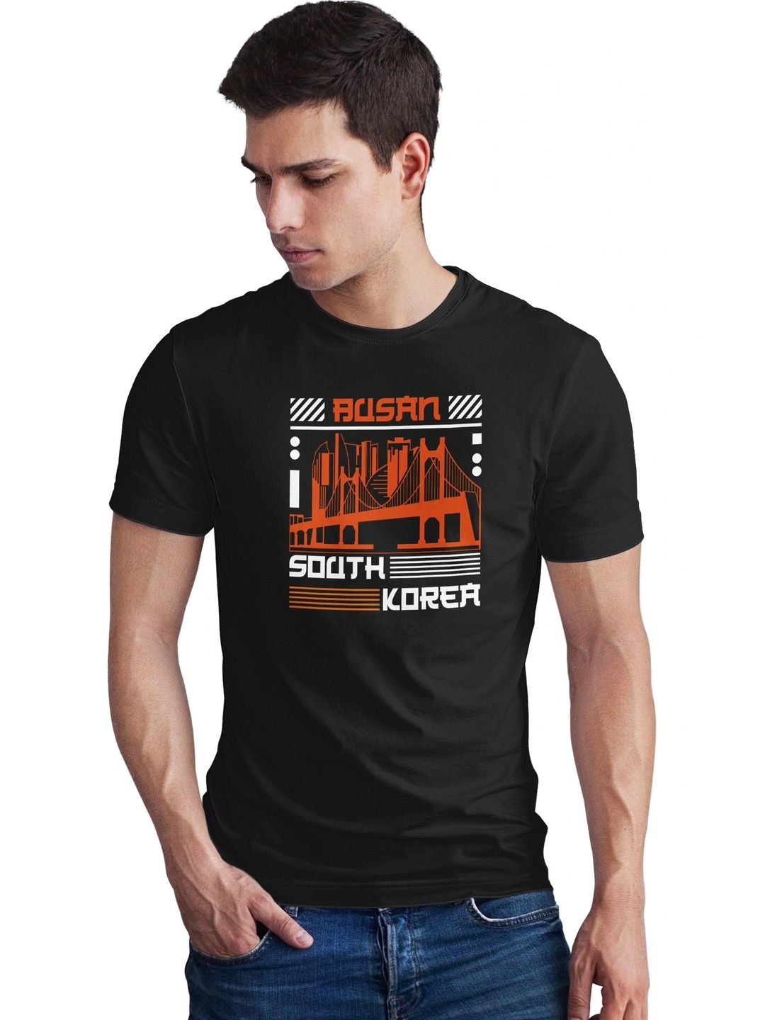 Seekbuylove Men Printed Bio Finish T-shirt