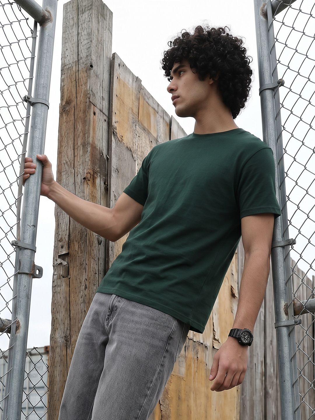 The Roadster Life Co. Round Neck T-Shirt