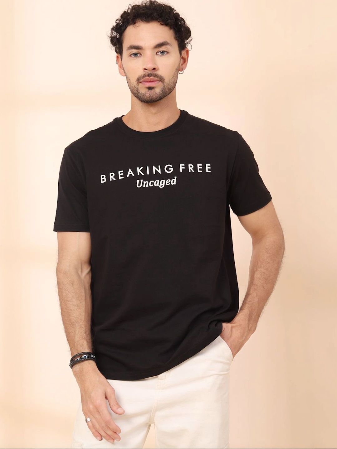HERE&NOW Men Printed T-shirt