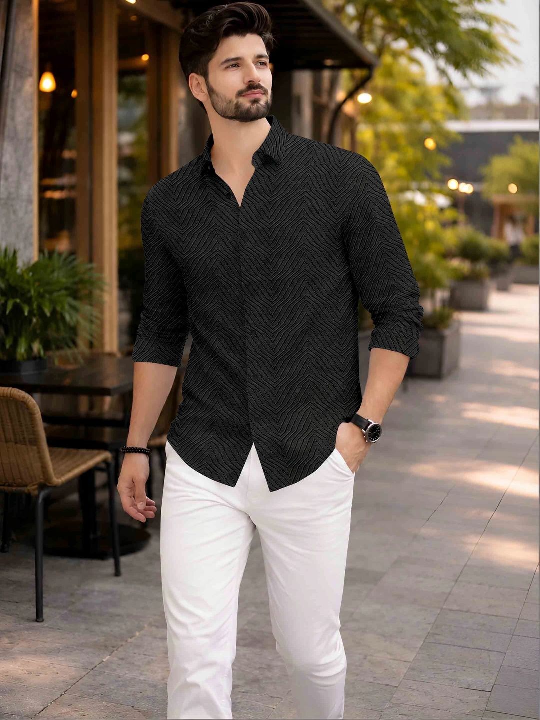 LADYTONE Men Casual Shirt