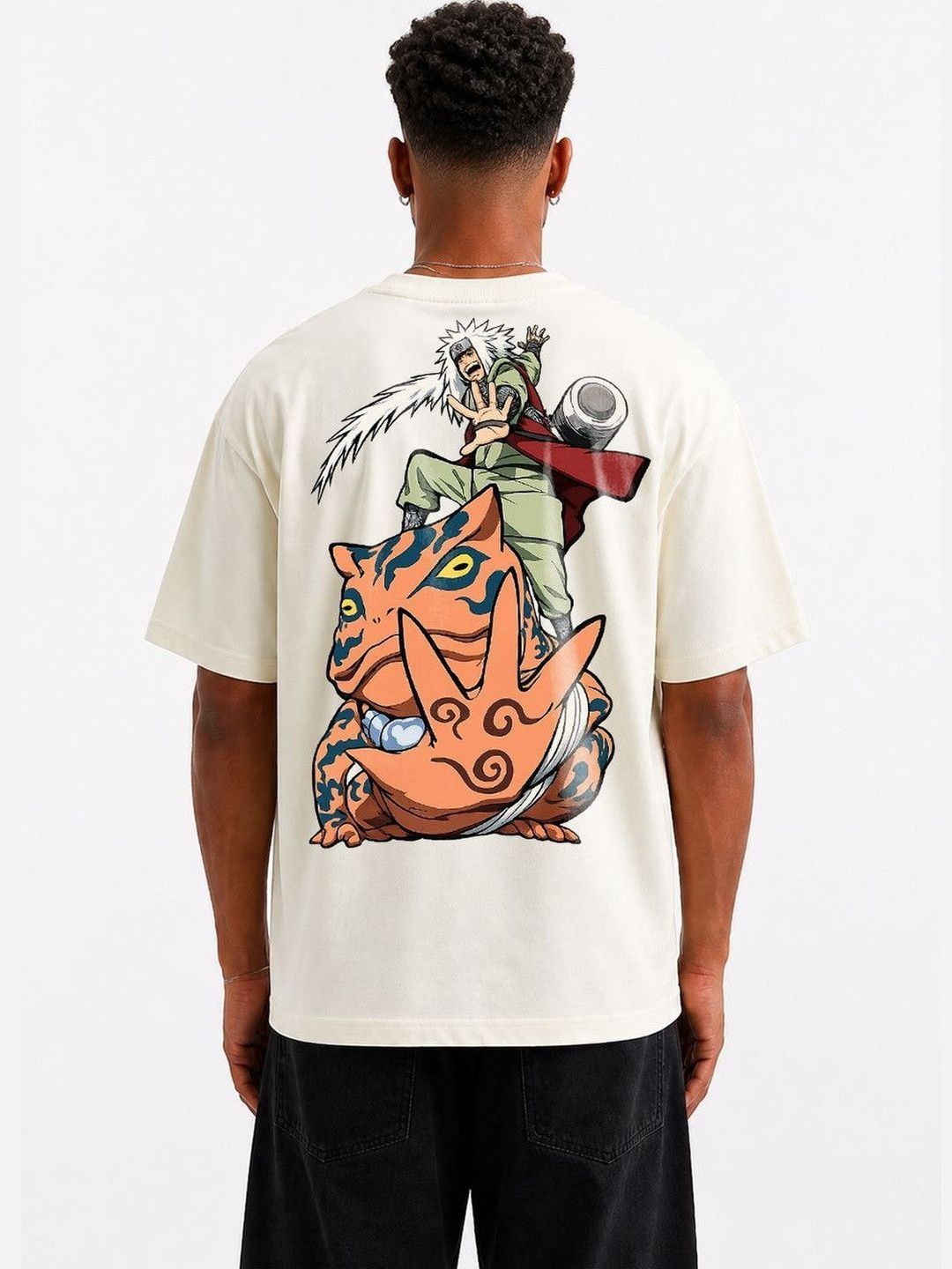 BRAHMOR Men Drop-Shoulder Sleeves T-shirt