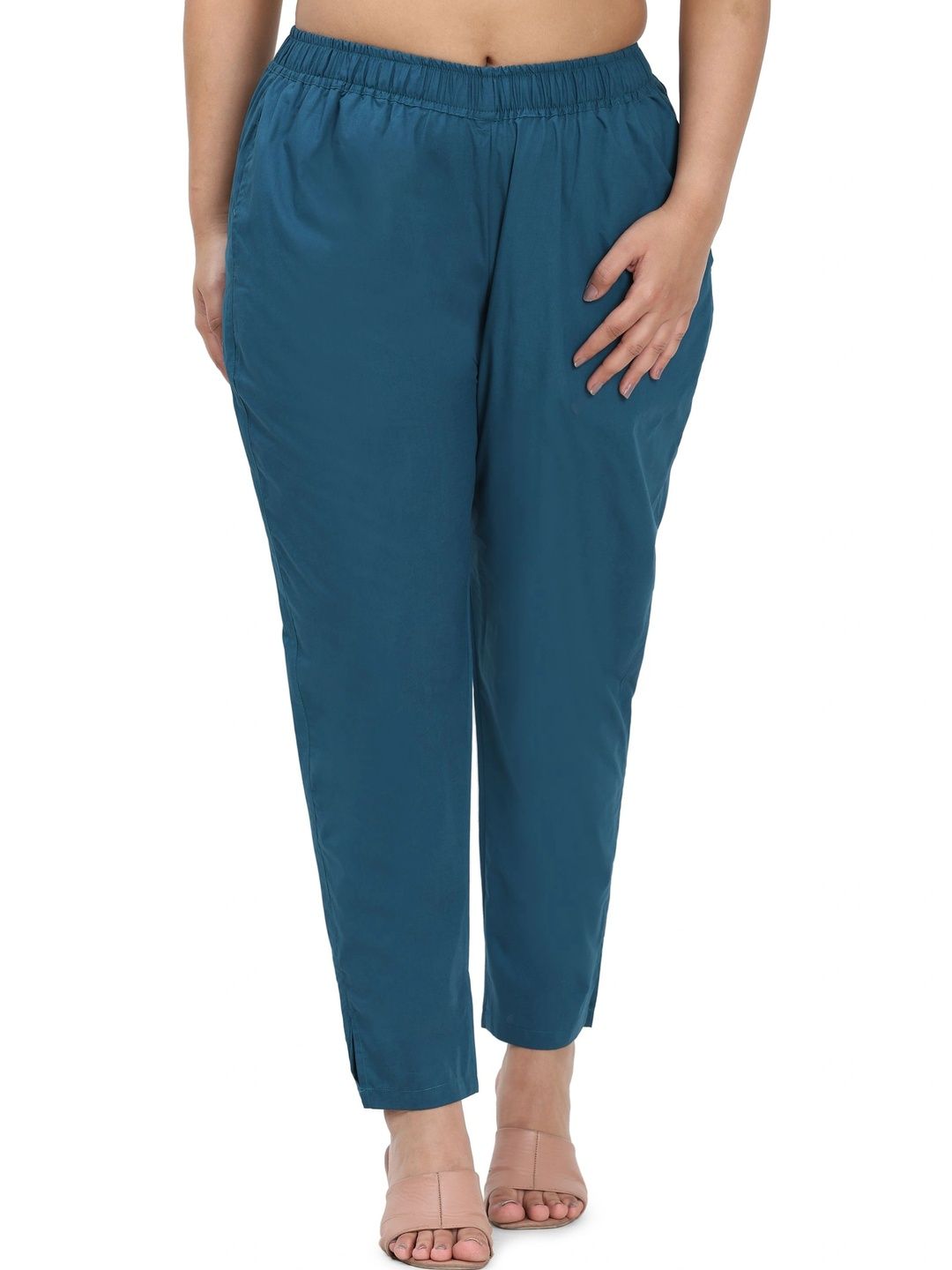 MASSI DESING Women Easy Wash Trousers