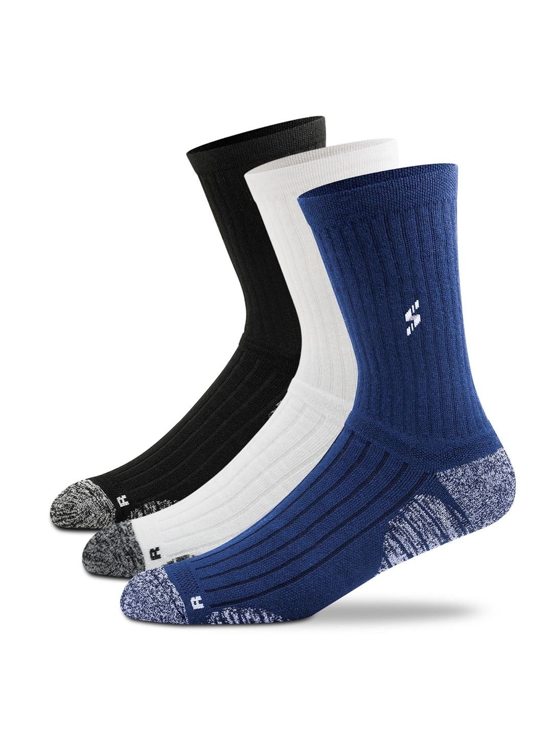 Supersox Men Pack Of 3 Calf Length Sports Socks