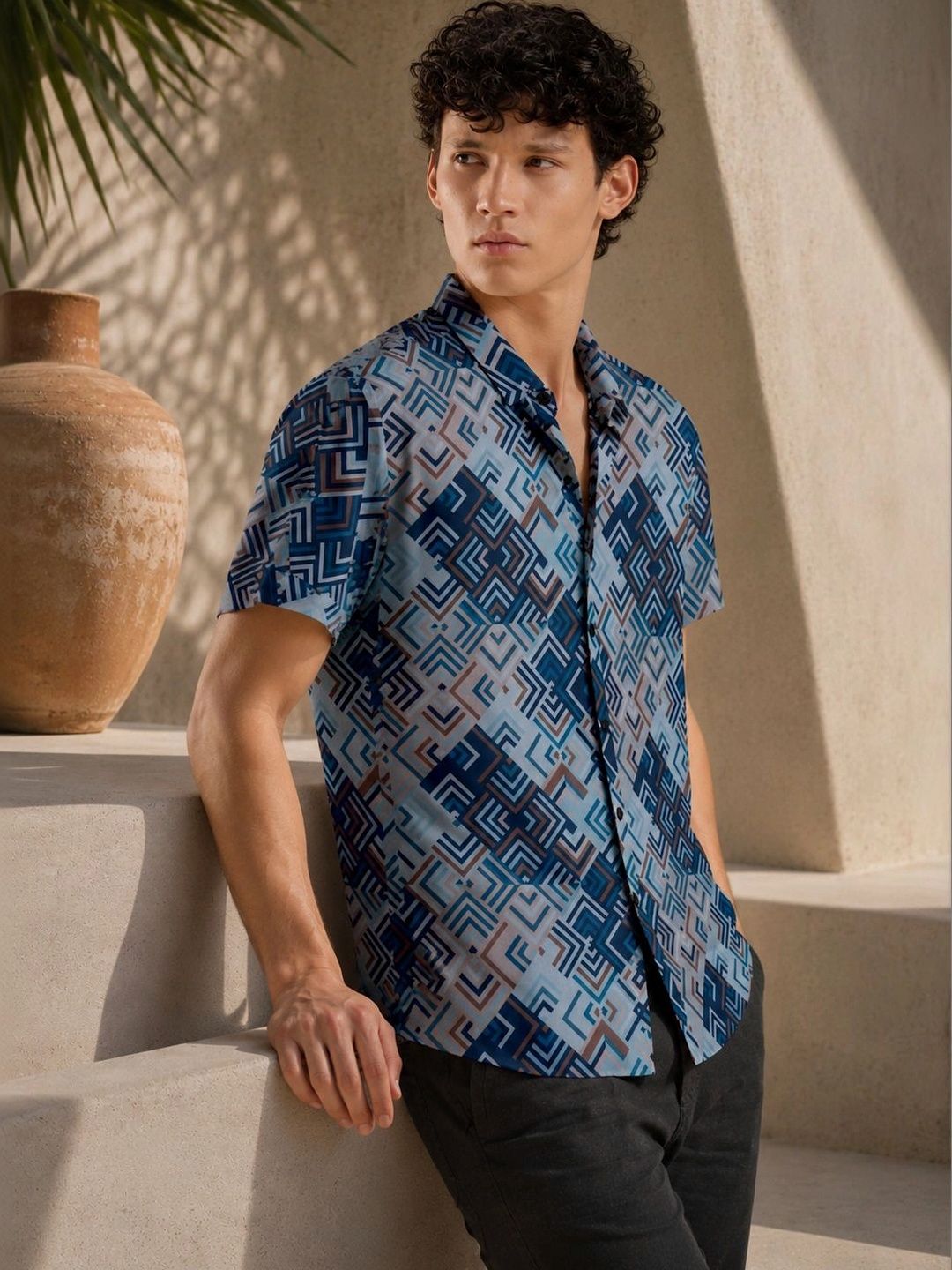 AGNIVAR COLLECTION Men Comfort Printed Casual Shirt