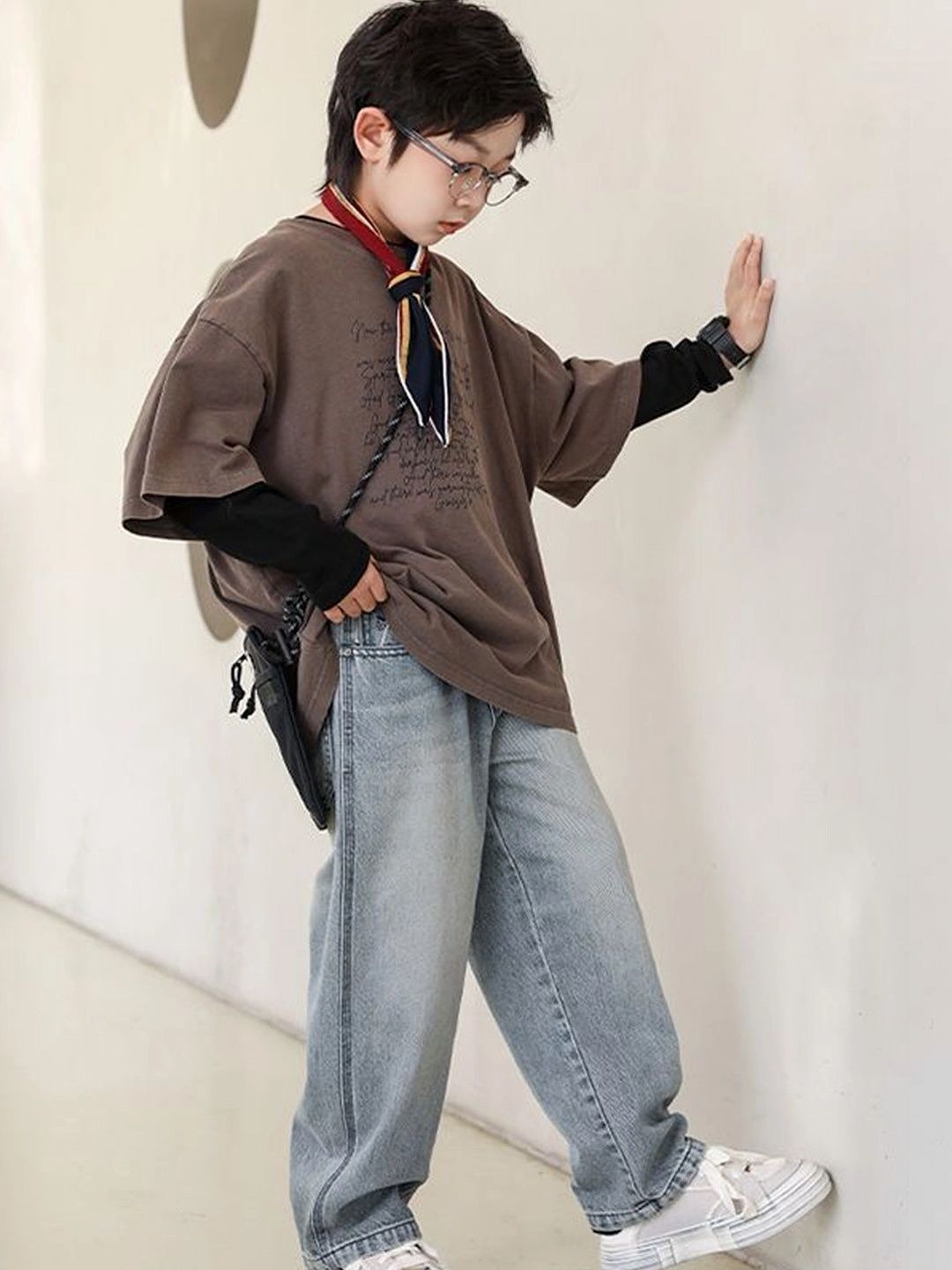 Buy Xsole Boys Regular Fit Mid-Rise Light Fade Jeans - Jeans for