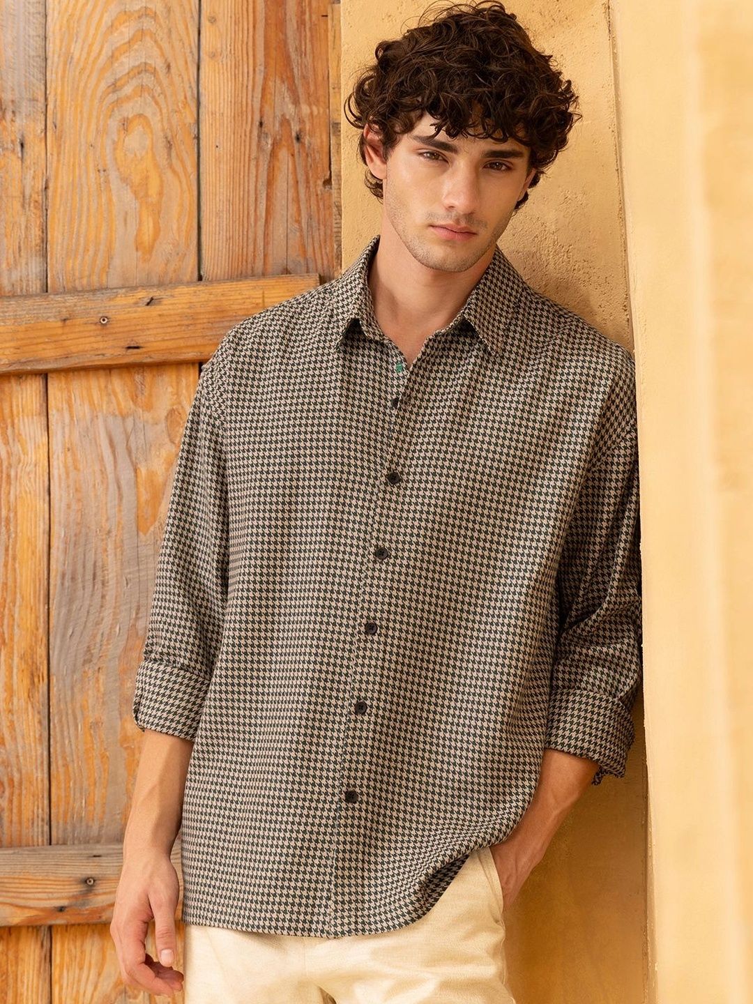 CAHOOT CAHOOT Men Classic Printed Casual Shirt