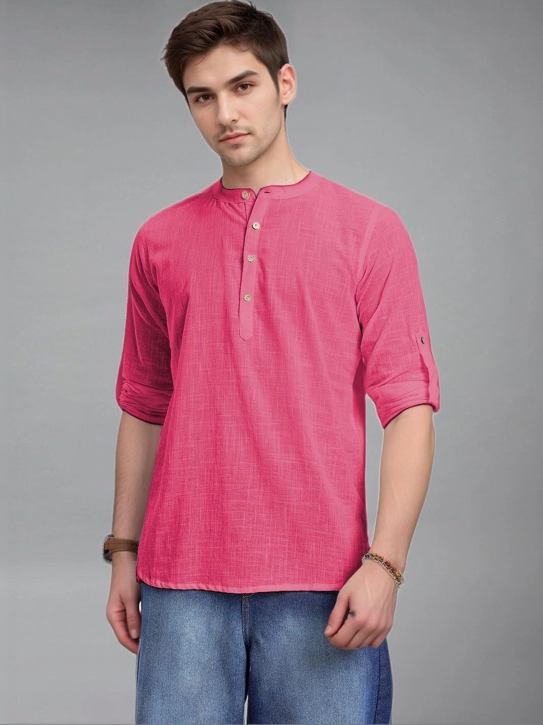 BLUE ROBED Men Kurta