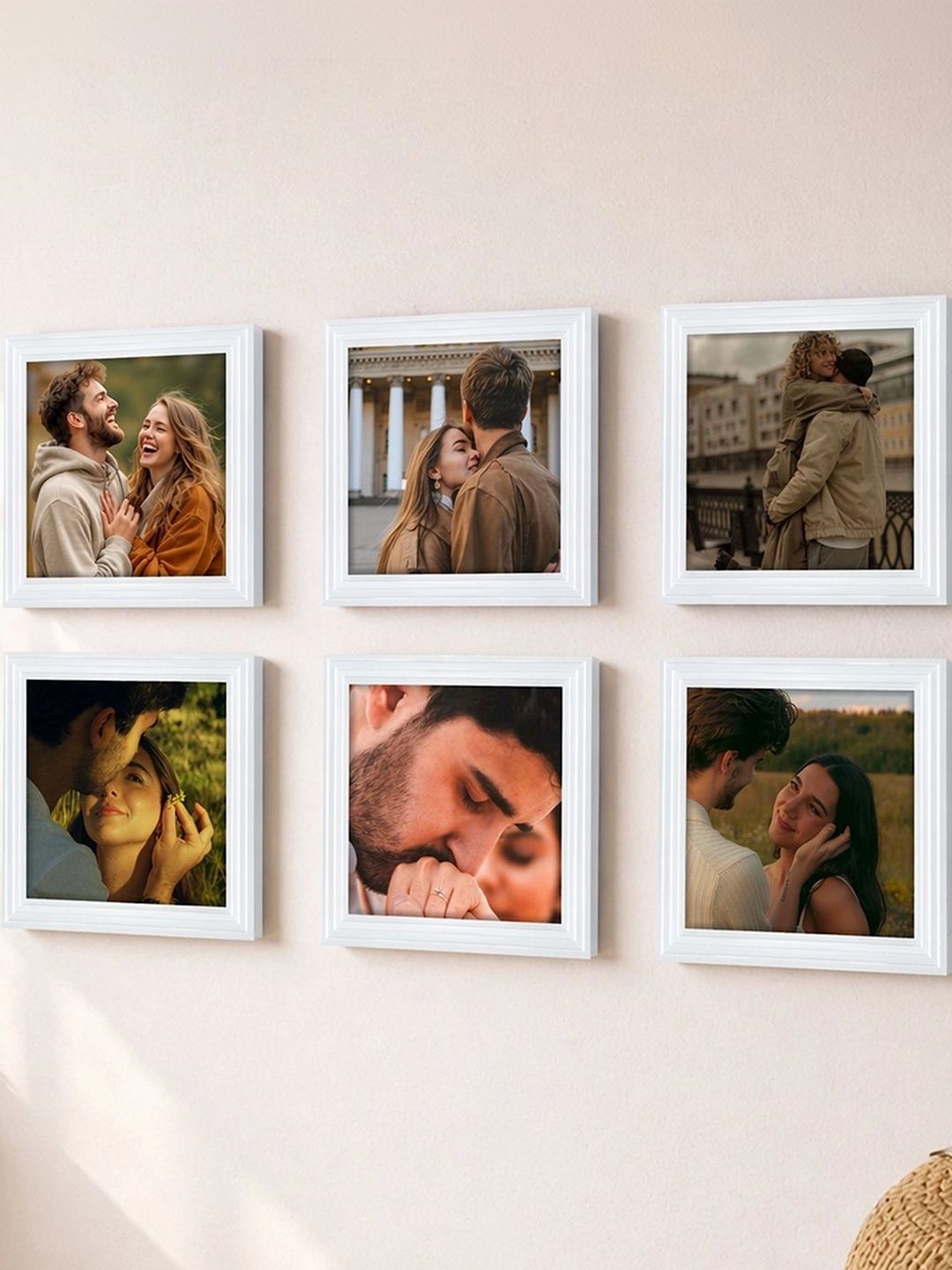 Art Street Art Street White 5 to 7 Pieces MDF Wall Photo Frames
