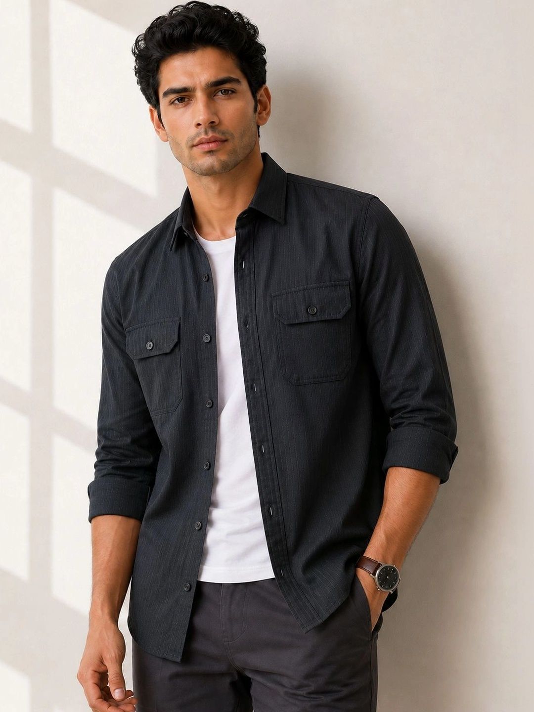 Lyphy Men Standard Casual Shirt