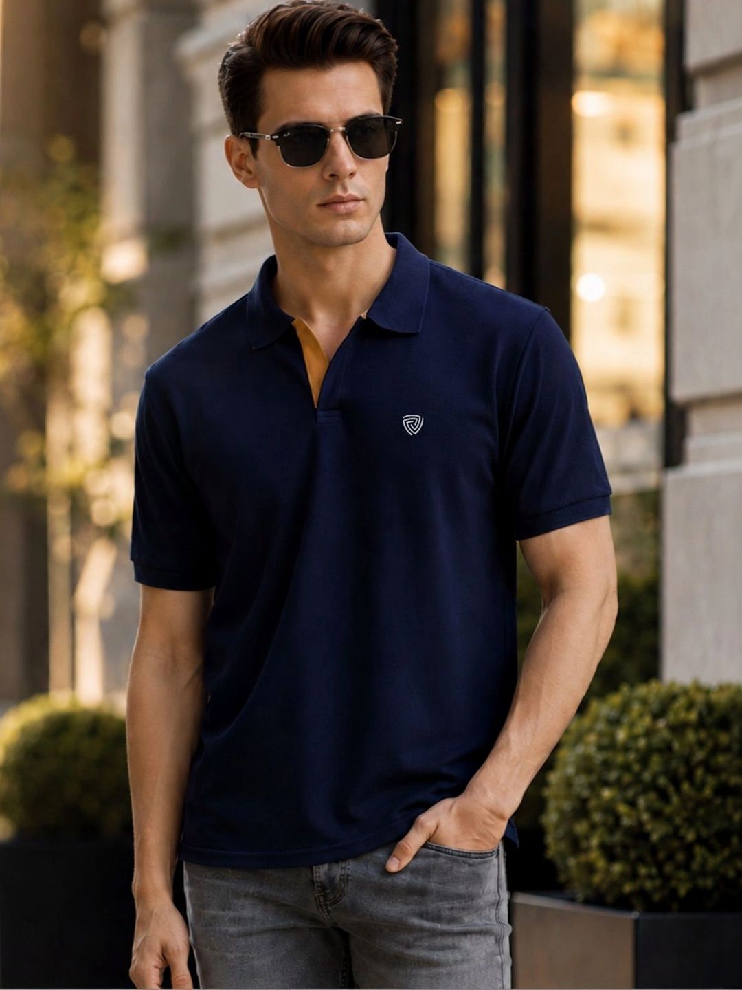Lux Cozi Polo Collar Lounge Tshirts