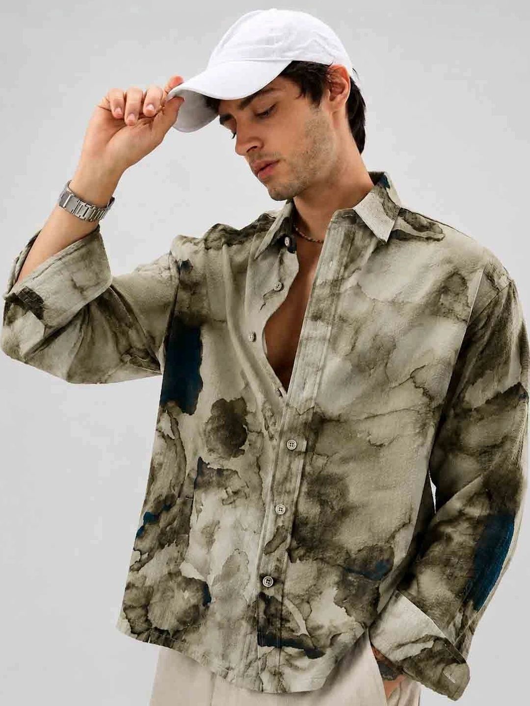 Uiriuy Uiriuy Men Printed Casual Shirt
