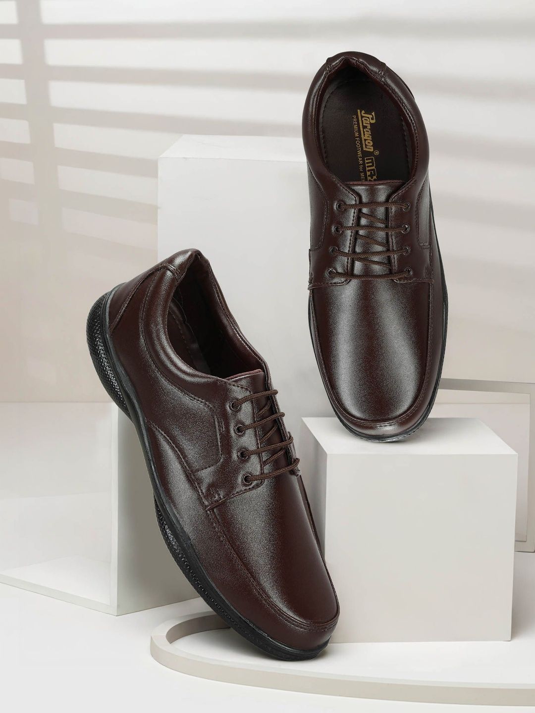 Paragon Men Round Toe Formal Derbys Shoes