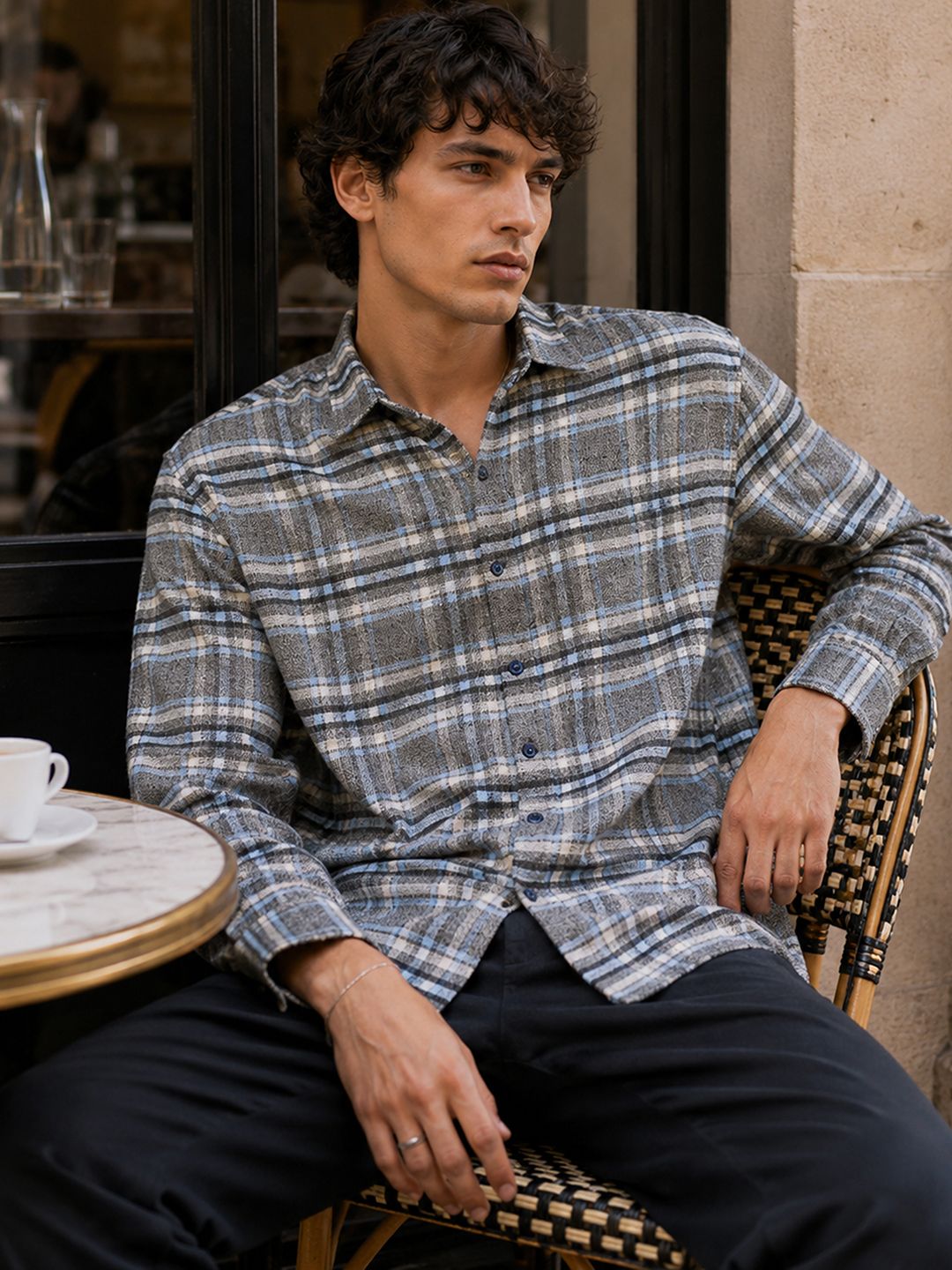 CAHOOT Men Standard Checked Casual Shirt