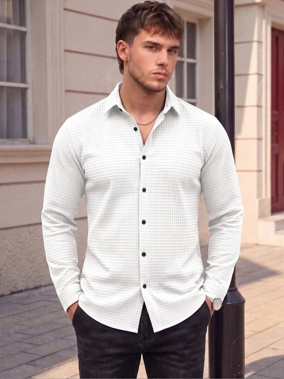 MACSIVO Men Standard Casual Shirt