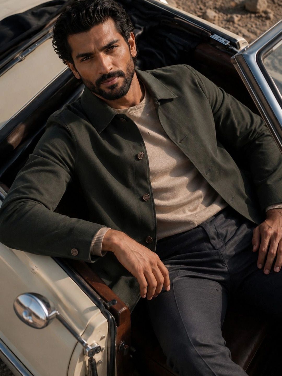 ONEMILE Men Lightweight Open Front Jacket