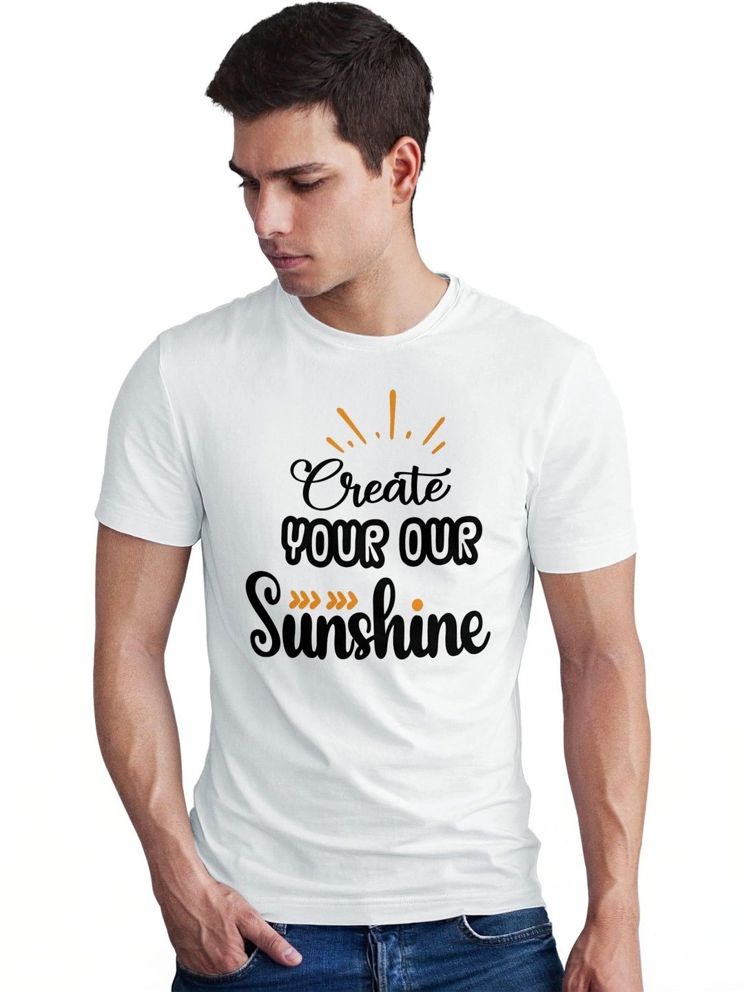 Seekbuylove Men Typography Printed T-shirt