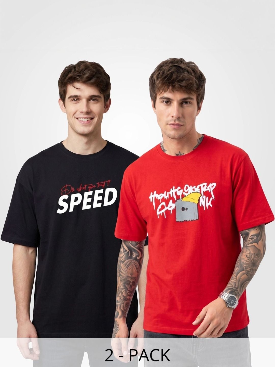 BAESD Men 2 Printed T-shirt