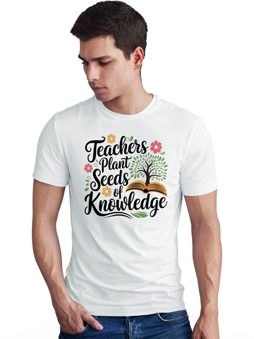 Seekbuylove Men Typography Printed T-shirt