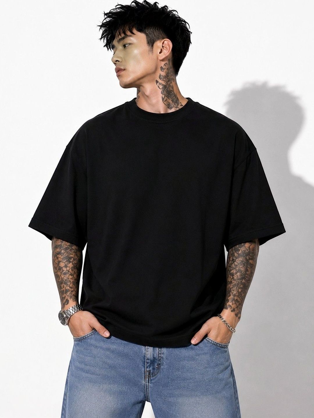 styzon Men Typography Printed T-shirt