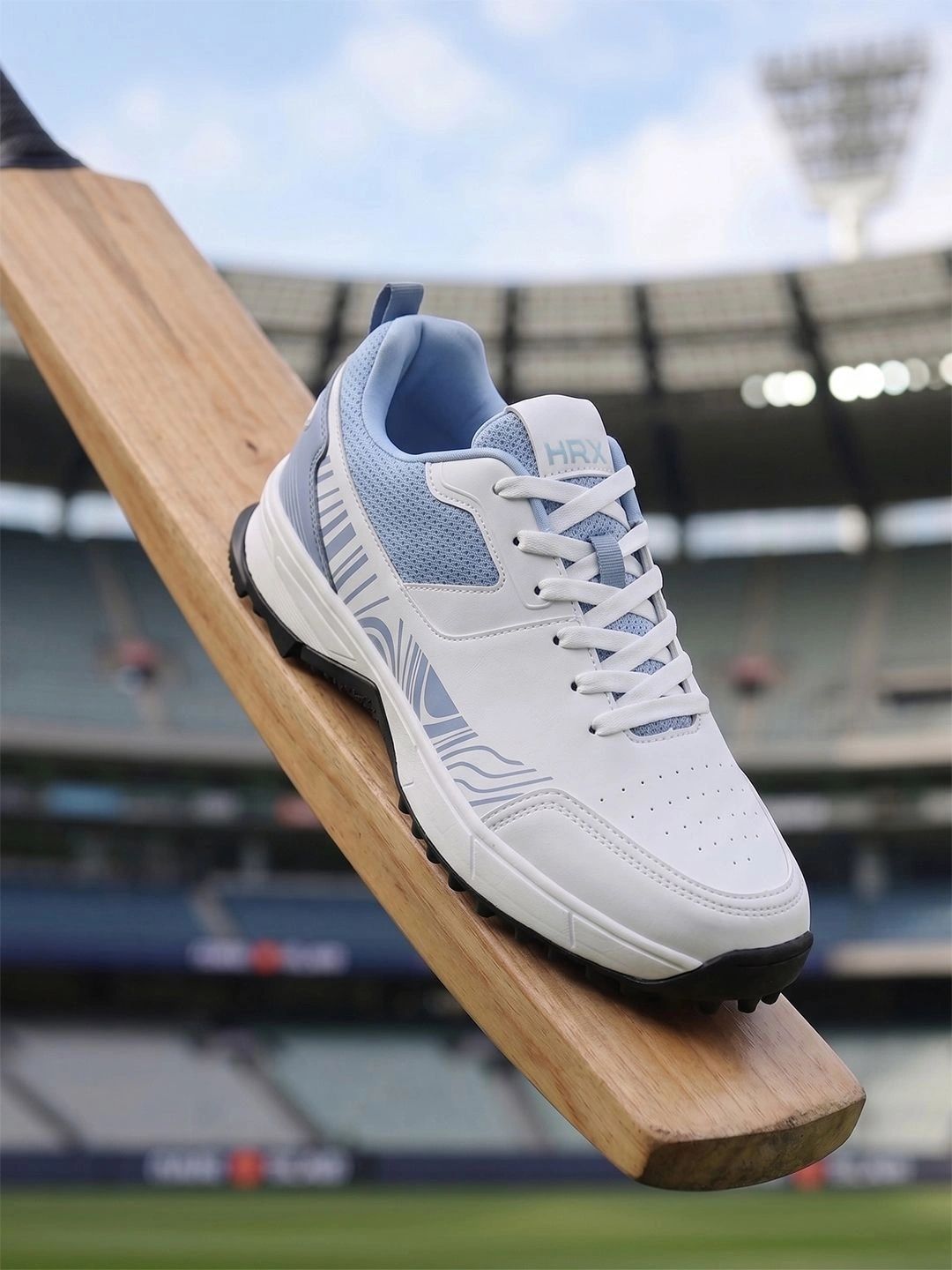 HRX by Hrithik Roshan Men Mesh Cricket Non-Marking Shoes