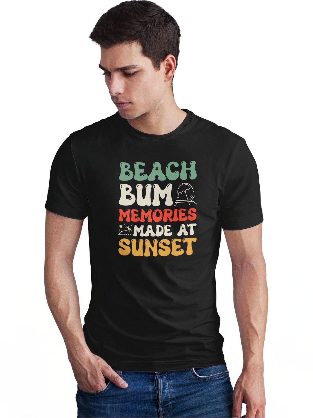 Seekbuylove Men Typography Printed T-shirt