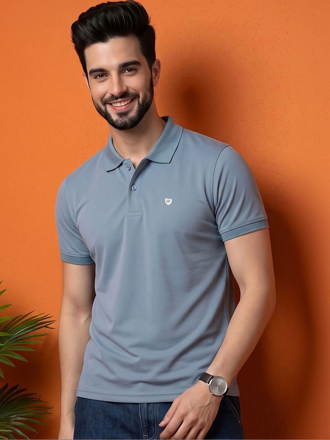 OGEN Men Polo Collar T-shirt