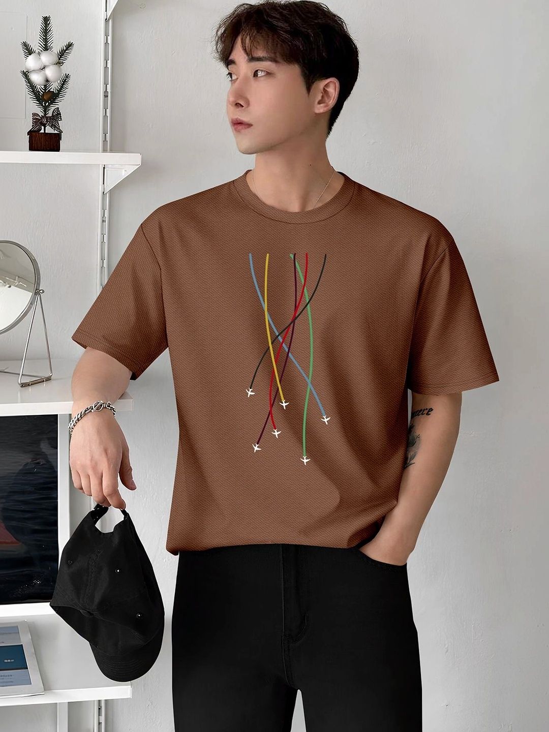 HERE&NOW Men Printed T-shirt
