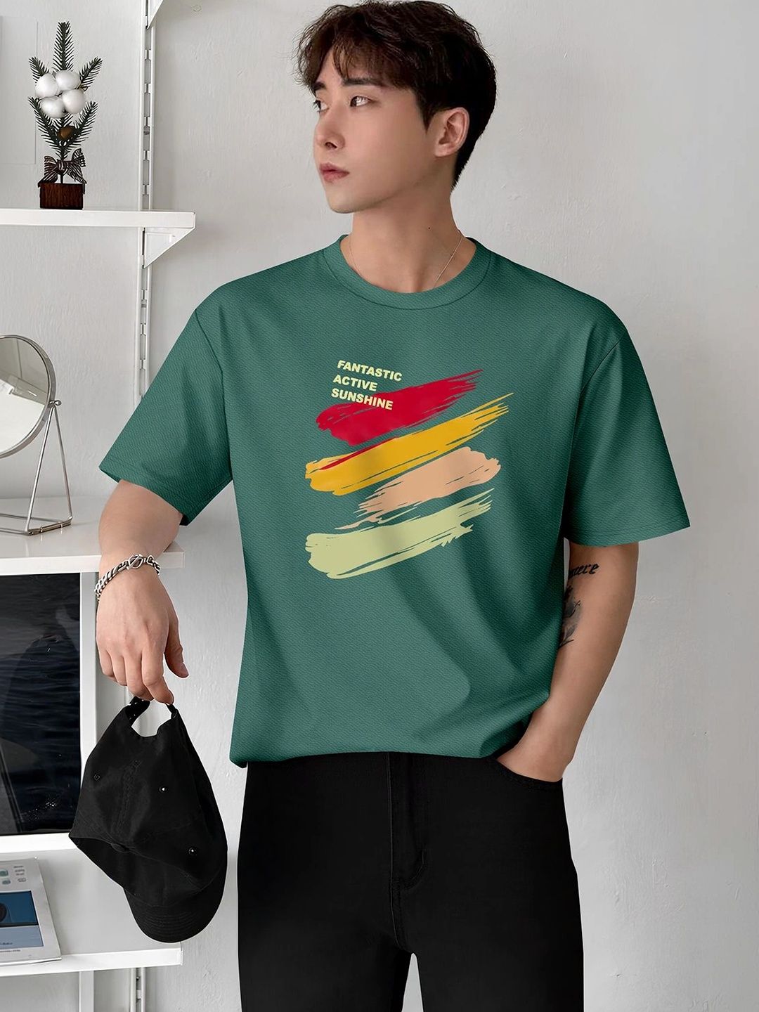 HERE&NOW Men Printed T-shirt