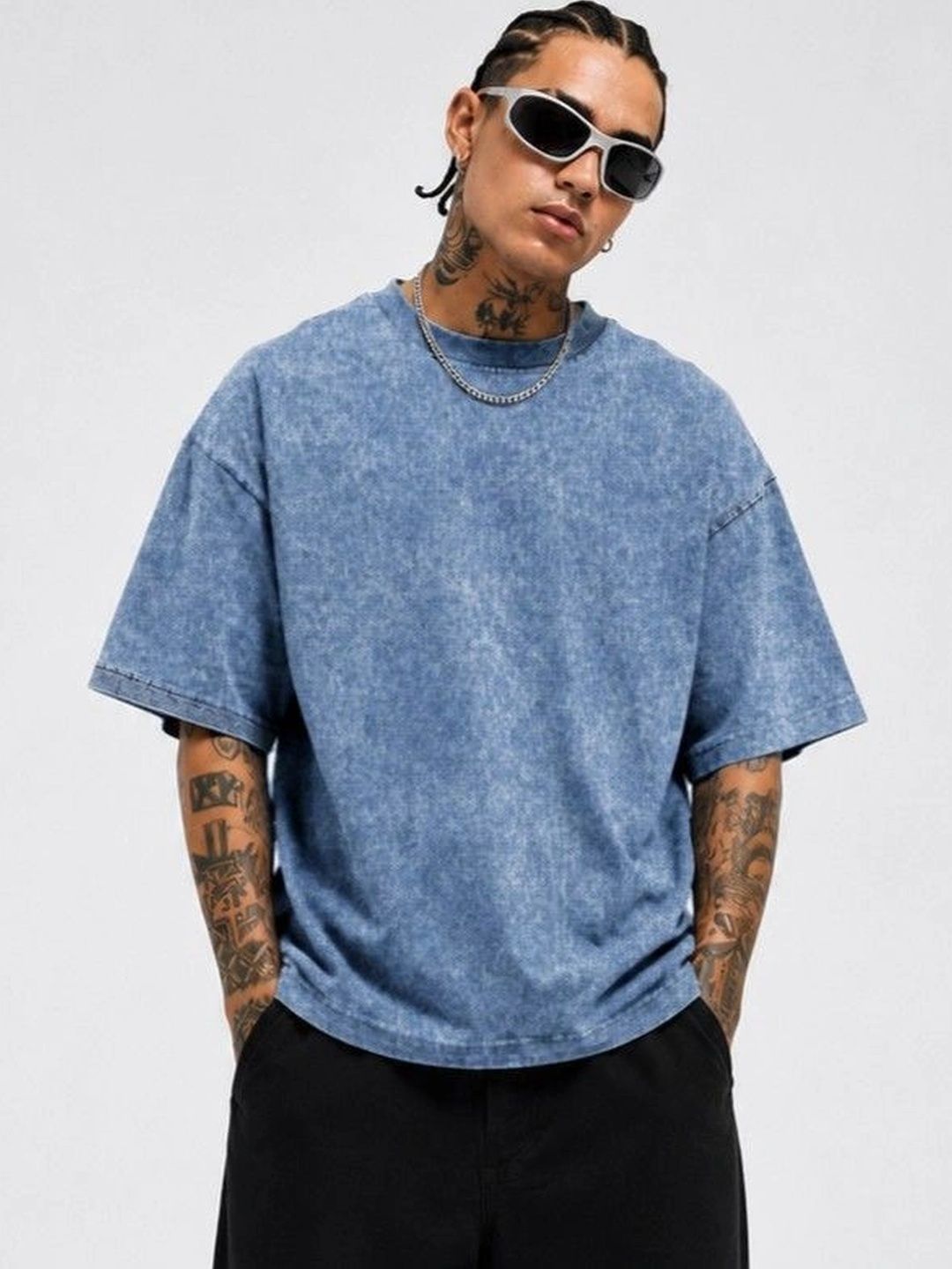 TOGS & TERRE Men Dyed T-shirt