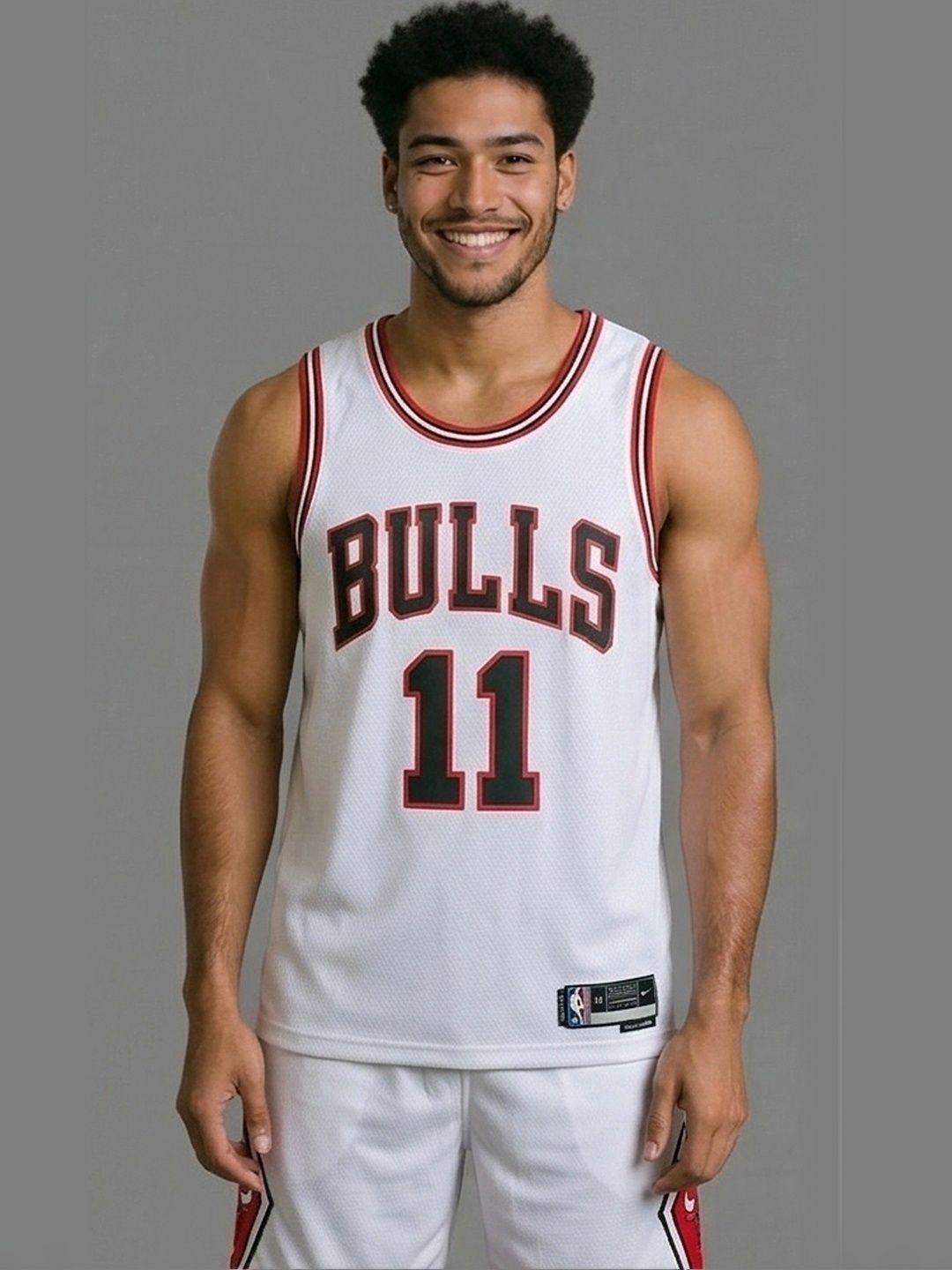 Hexacraft Men Brand Logo Chicago Bulls Printed T-shirt