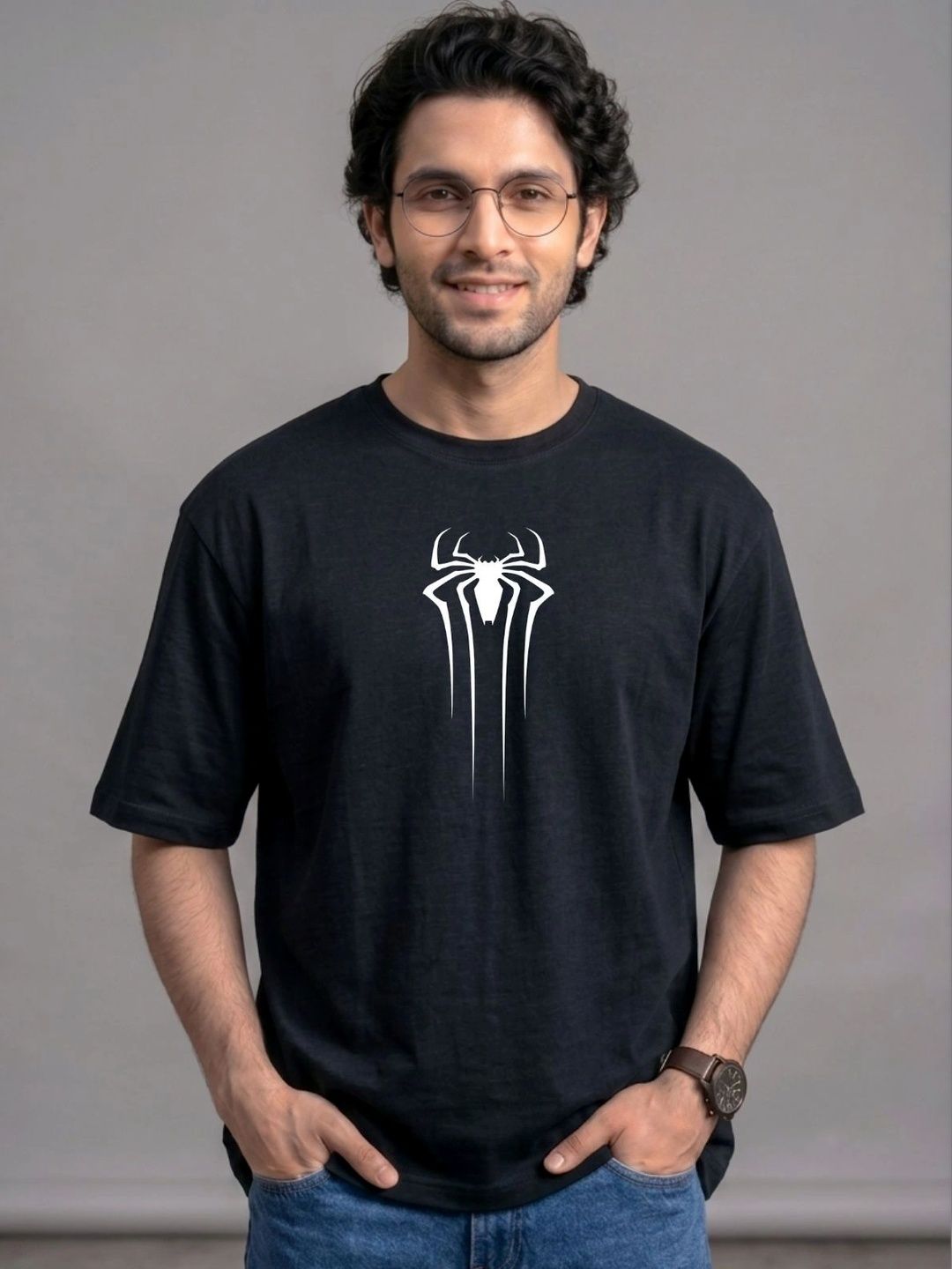 THE BROKEN STREET Men Printed Boxy T-shirt