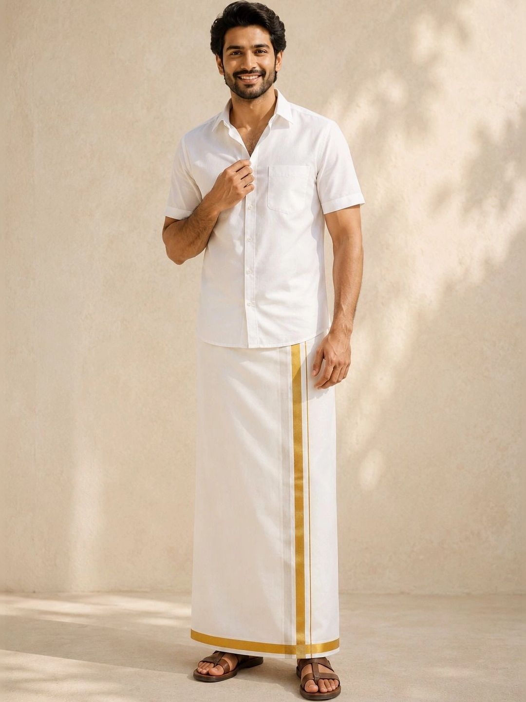 Sac Shree Aparajeet Creations Men Cotton Dhoti Dhotis