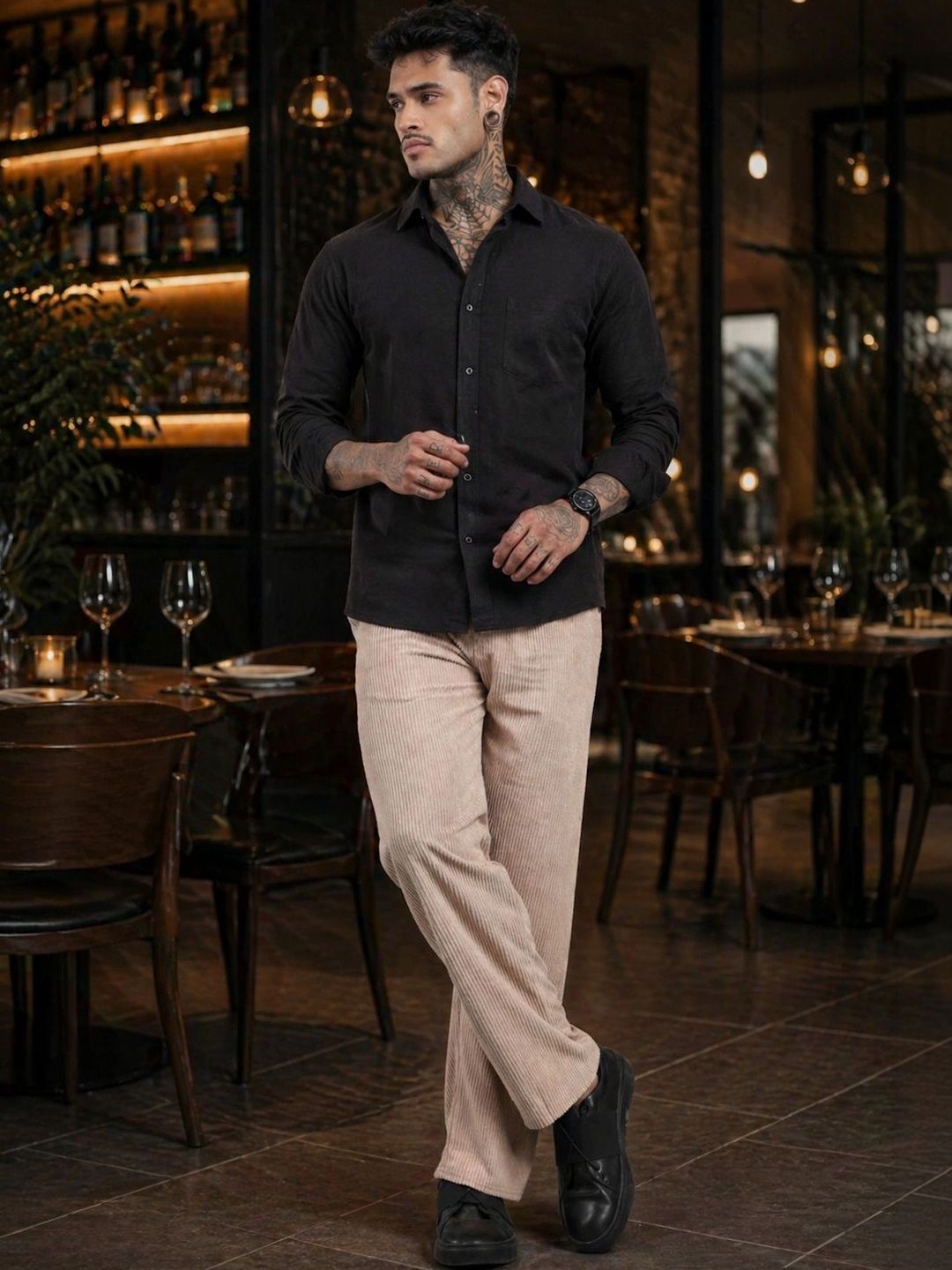 HERE&NOW Men Regular Fit Track Pants