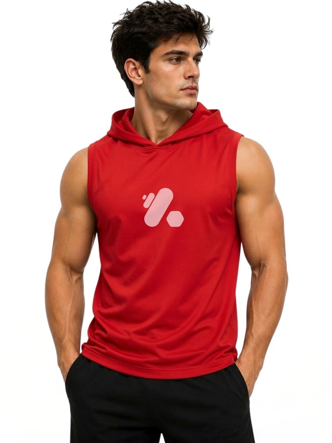 3Colors Printed Gym Vest