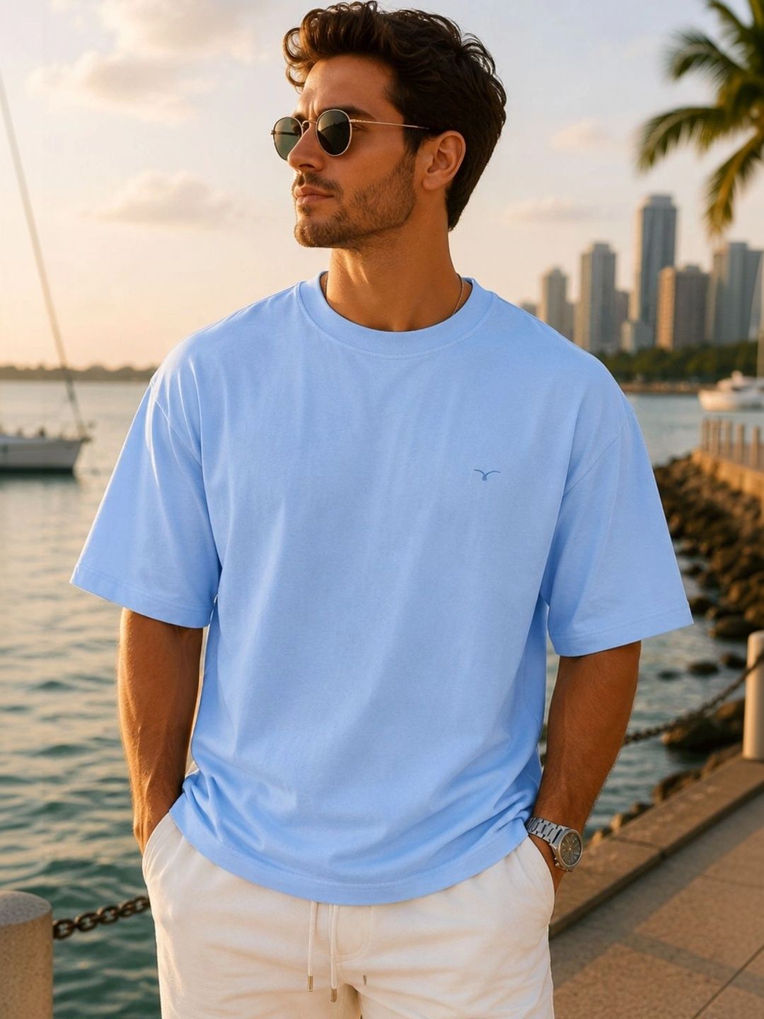 ROLLISTEAR Men Brand Logo T-shirt