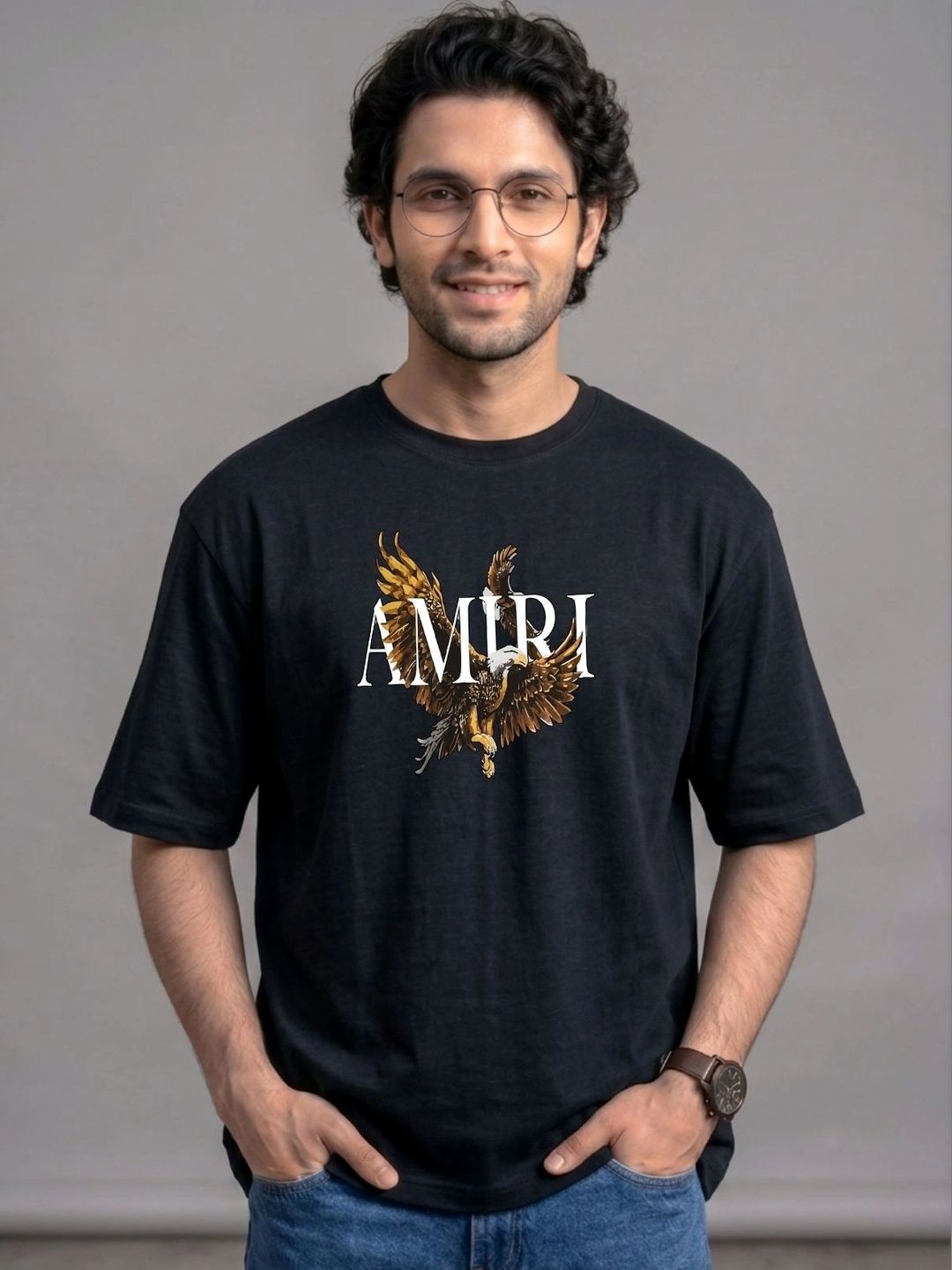 THE BROKEN STREET Men Printed Boxy T-shirt